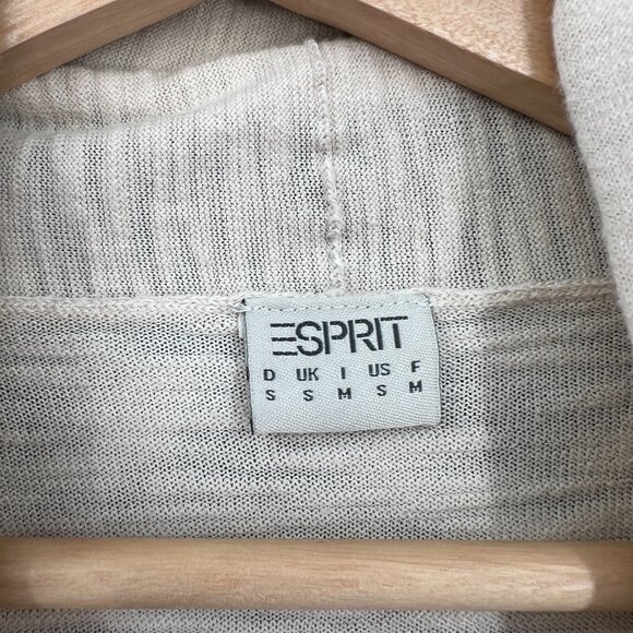 Esprit open front cardigan sweater southwest stripe fringe boho western casual S - Picture 5 of 9